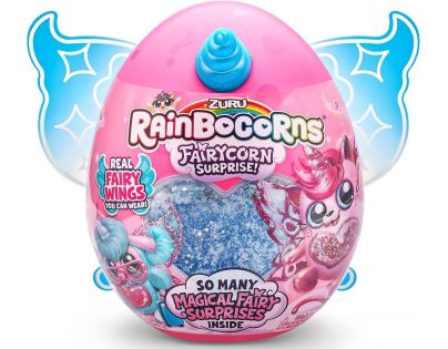 Zuru Rainbocorns Plyšový jednorožec s křídly modrý roh