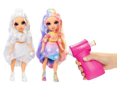 Rainbow High Air Brush panenka - fialové oči