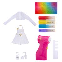 Rainbow High Air Brush panenka - šedé oči 3