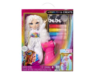 Rainbow High Air Brush panenka - zelené oči