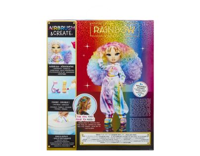 Rainbow High Air Brush panenka - zelené oči
