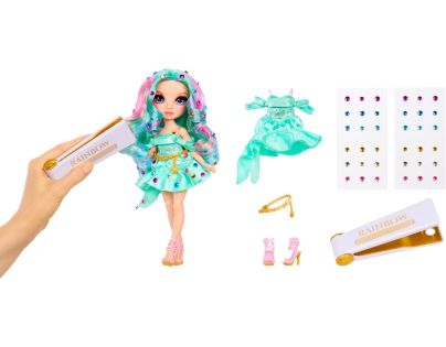 Rainbow High Be Dazzling Fashion panenka - Celine Turquoise (Teal)