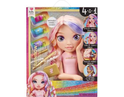 Rainbow High Česací hlava - Poškozený obal