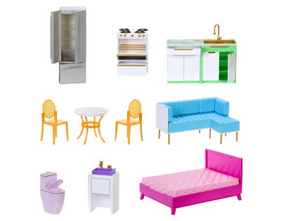 Rainbow High Color dům - Poškozený obal