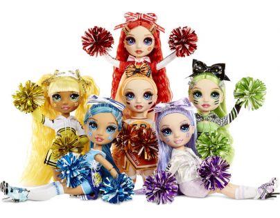Rainbow High Fashion panenka Roztleskávačka Sunny Madison žlutá