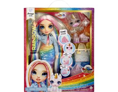 Rainbow High Fashion panenka se zvířátkem Amaya Raine