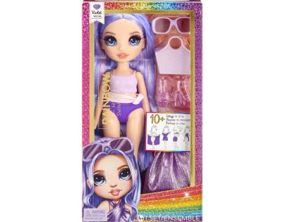 Rainbow High Fashion panenka v plavkách Violet Willow - Poškozený obal