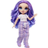 Rainbow High Junior Fashion panenka v pyžamu Violet Willow 5