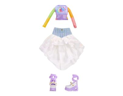 Rainbow High Junior Fashion panenka v rockové kapele - Amaya