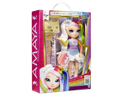 Rainbow High Junior Fashion panenka v rockové kapele - Amaya