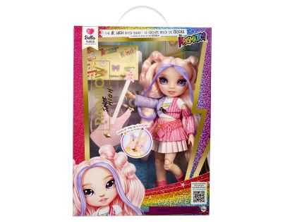 Rainbow High Junior Fashion panenka v rockové kapele - Bella