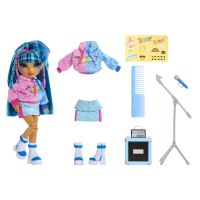 Rainbow High Junior Fashion panenka v rockové kapele - Skyler - Poškozený obal 2