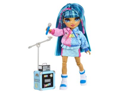 Rainbow High Junior Fashion panenka v rockové kapele - Skyler