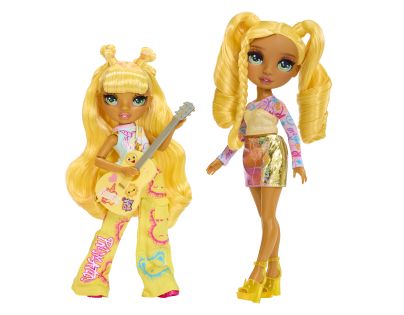 Rainbow High Junior Fashion panenka v rockové kapele - Sunny