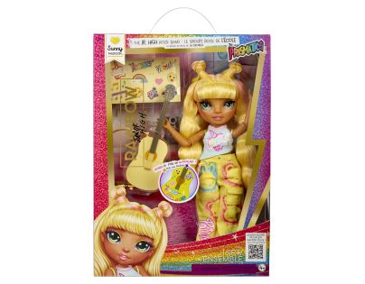 Rainbow High Junior Fashion panenka v rockové kapele - Sunny