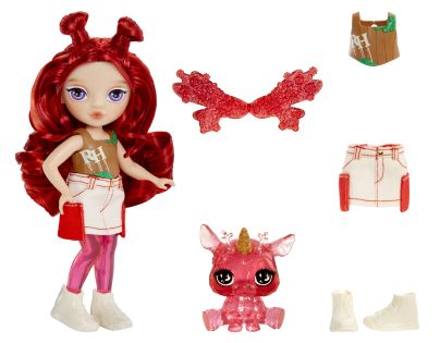 Rainbow High Malá sestřička víla - Apple (Red)