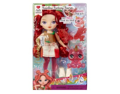Rainbow High Malá sestřička víla - Apple (Red)