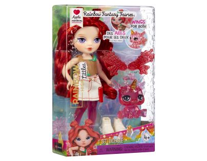 Rainbow High Malá sestřička víla - Apple (Red)