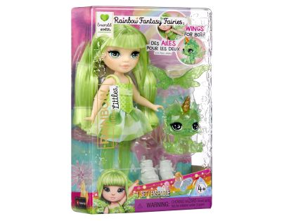 Rainbow High Malá sestřička víla - Emerald (Green)