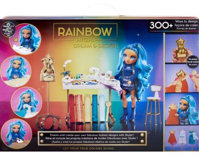 Rainbow High Návrhářský salón s panenkou Skyler Bradshaw