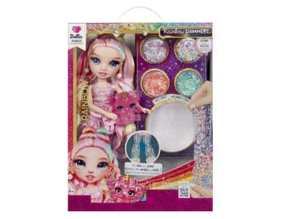 Rainbow High Panenka se slizem a třpytkami - Bella (pink) - Poškozený obal