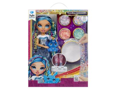 Rainbow High Panenka se slizem a třpytkami - Skyler (blue)