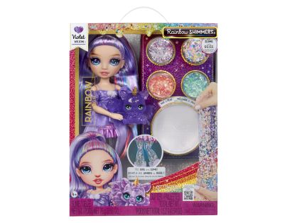 Rainbow High Panenka se slizem a třpytkami - Violet (purple)