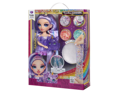 Rainbow High Panenka se slizem a třpytkami - Violet (purple)