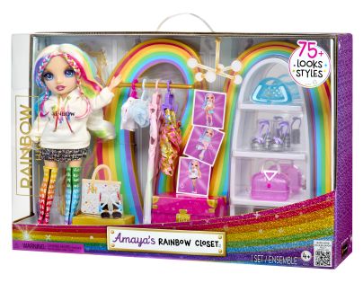 Rainbow High Šatník s panenkou