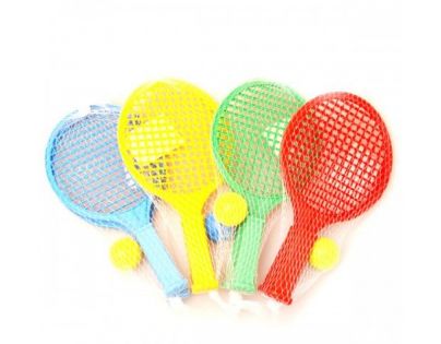 Toy Raketa plážová malá soft tenis barevný