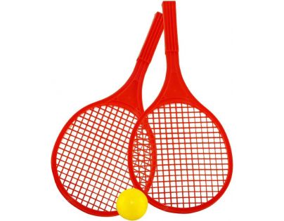 Toy Raketa plážová střední soft tenis barevný červená