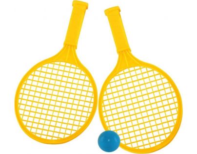 Toy Raketa plážová střední soft tenis barevný žlutá