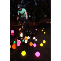 Rappa Balónky nafukovací LED svítící 5 ks mix barev 30 cm 4