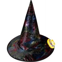 Rappa Čarodějnický klobouk s potiskem pavučiny pro dospívající 2