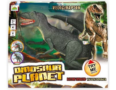 Rappa Chodící dinosaurus se zvukem a světlem