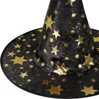 Rappa Dětský čarodějnický klobouk černý 3