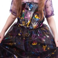 Rappa Dětský kostým Barevná čarodějnice 110 - 116 cm - Poškozený obal 3