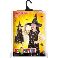 Rappa Dětský kostým Čarodějnice Halloween 116 – 128 cm 5