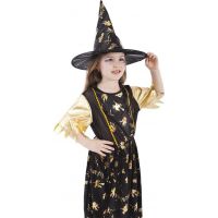 Rappa Dětský kostým Čarodějnice Halloween 116 – 128 cm 3