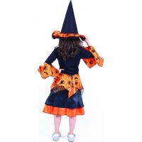 Rappa Dětský kostým čarodějnice velikost M 3