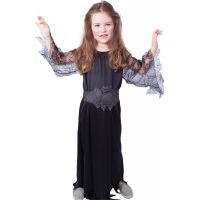 Rappa Dětský kostým Černá čarodějnice 110 - 116 cm