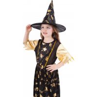 Rappa Dětský kostým Zlatá čarodějnice 110 - 116 cm 2