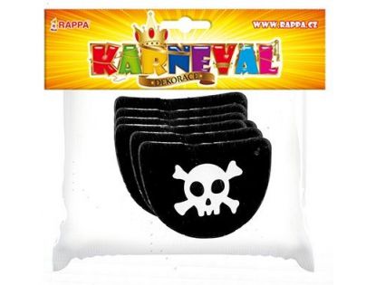 Rappa Klapka na oko pirátská 6 ks v balení