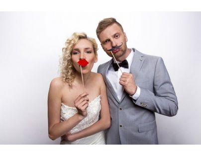 Rappa Knír rekvizita do fotokoutku 6 ks