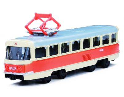 Rappa Kovová tramvaj 16 cm na zpětný chod