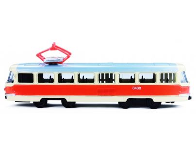 Rappa Kovová tramvaj 16 cm na zpětný chod