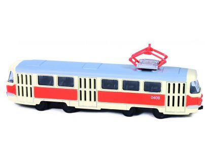 Rappa Kovová tramvaj 16 cm na zpětný chod