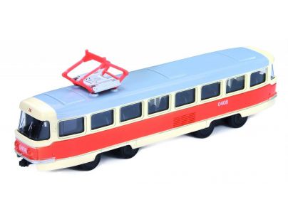 Rappa Kovová tramvaj 16 cm na zpětný chod