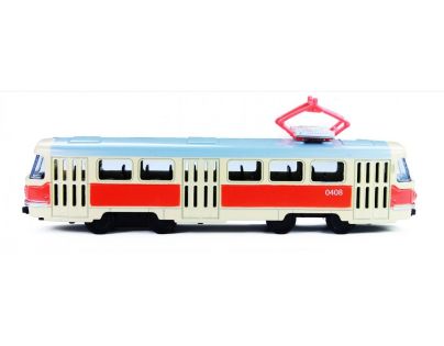 Rappa Kovová tramvaj 16 cm na zpětný chod