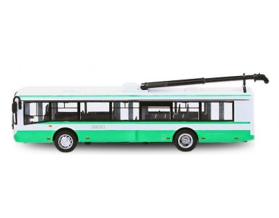 Rappa Kovový trolejbus 16 cm na zpětný chod